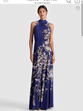 Alice + Olivia DITA MAXI DRESS NEW WITH TAGS SZ 4